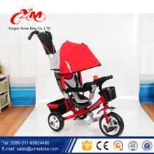 folding EVA wheel baby tricycle stroller 3 in 1/factory wholesale 1 year old trike for babies with roof/tricycle for baby online